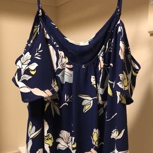 Spring floral tank top